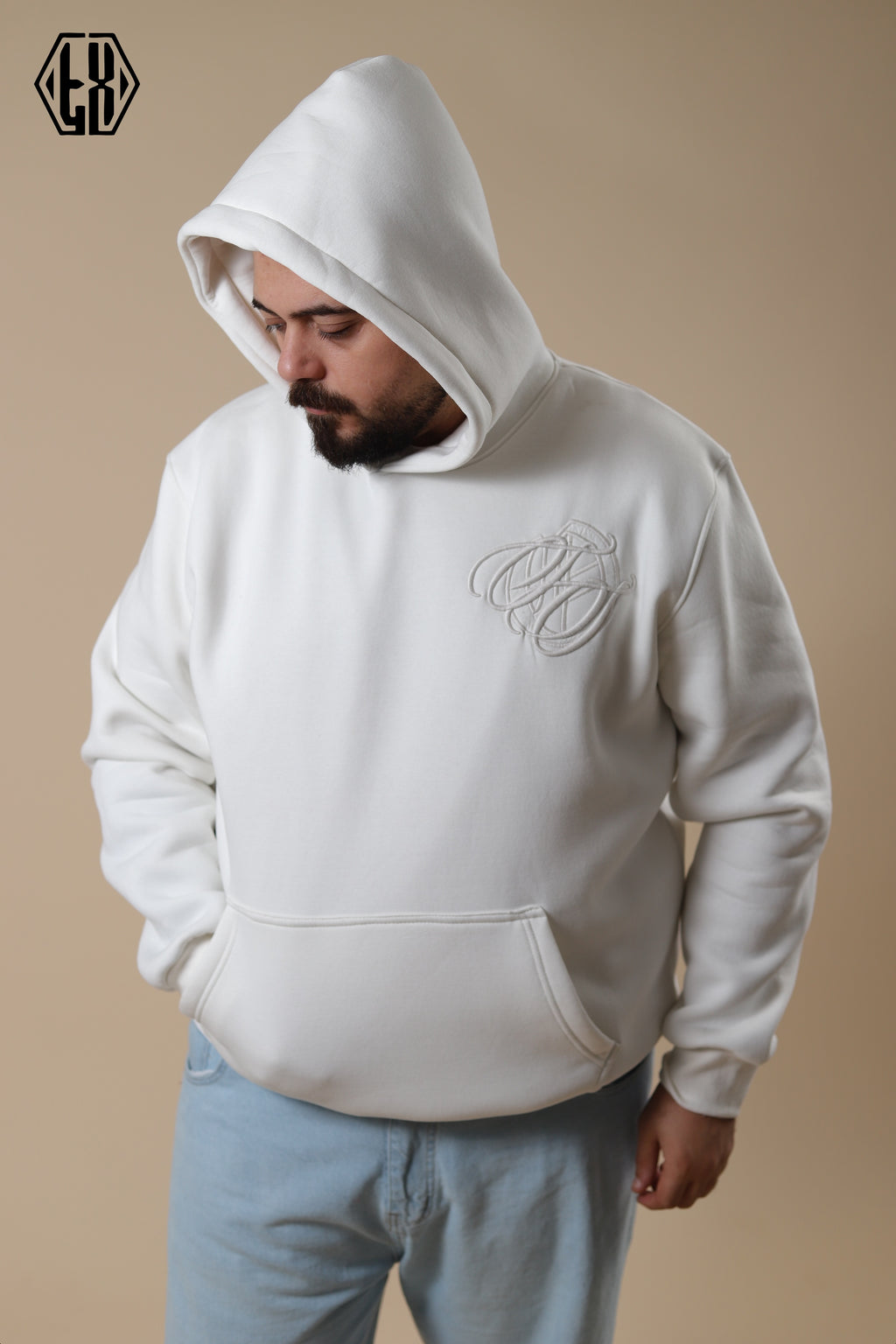 EMBROIDERED OTB. HOODIE
