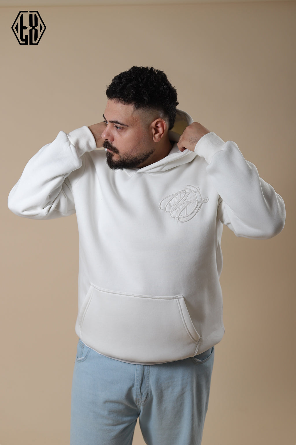 EMBROIDERED OTB. HOODIE