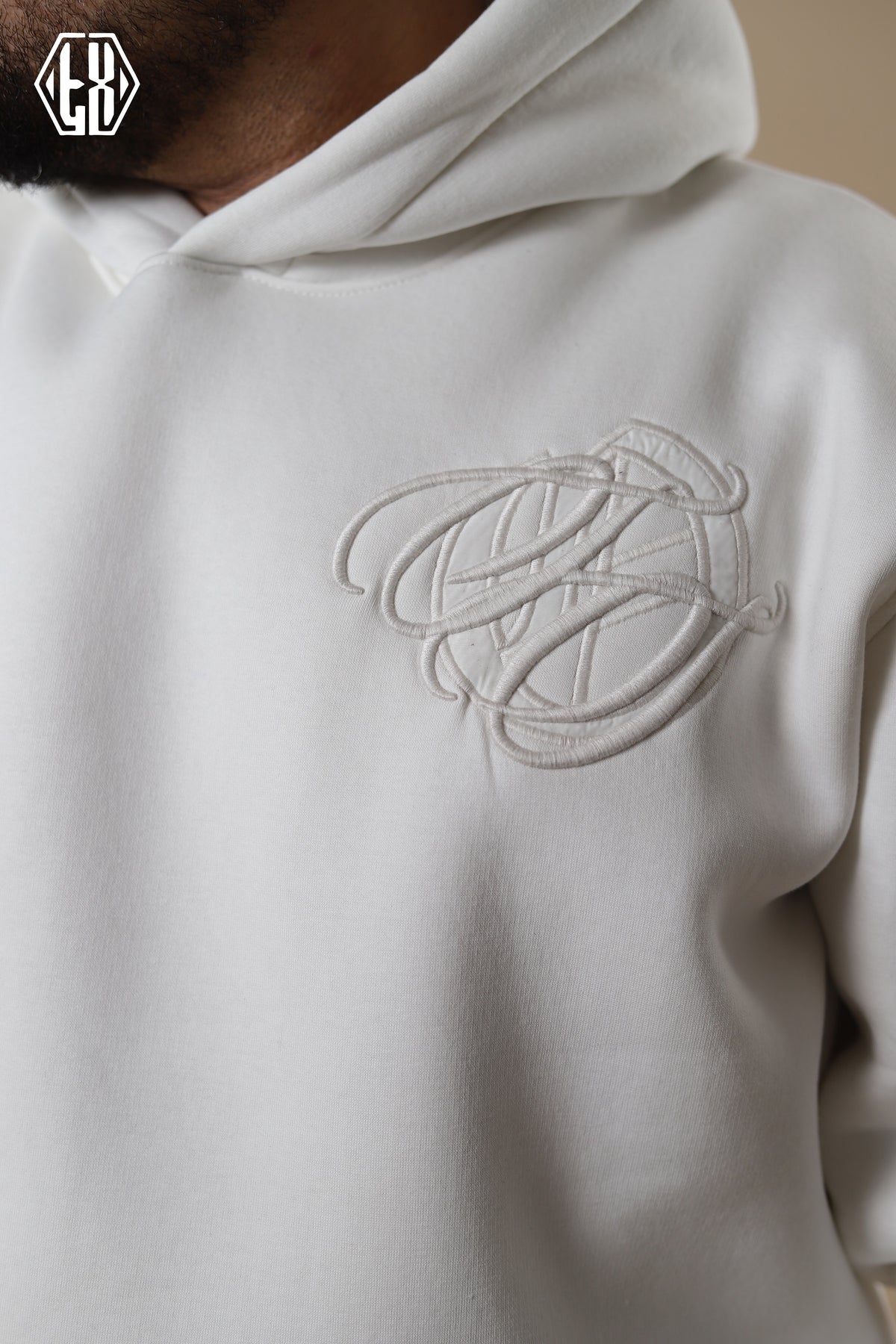 EMBROIDERED OTB. HOODIE