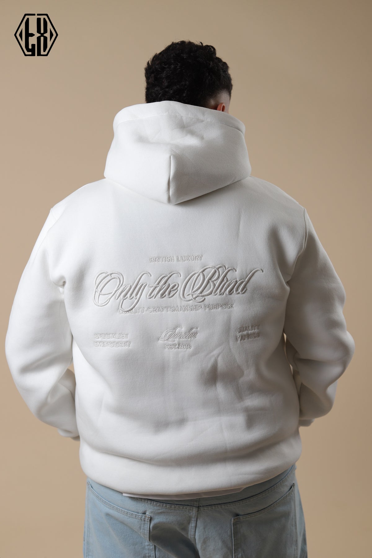 EMBROIDERED OTB. HOODIE
