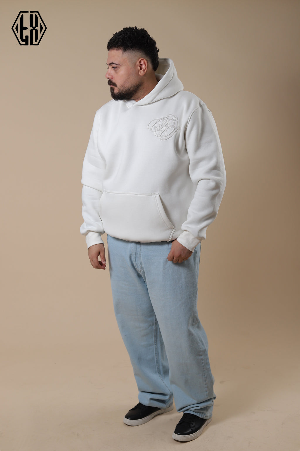 EMBROIDERED OTB. HOODIE