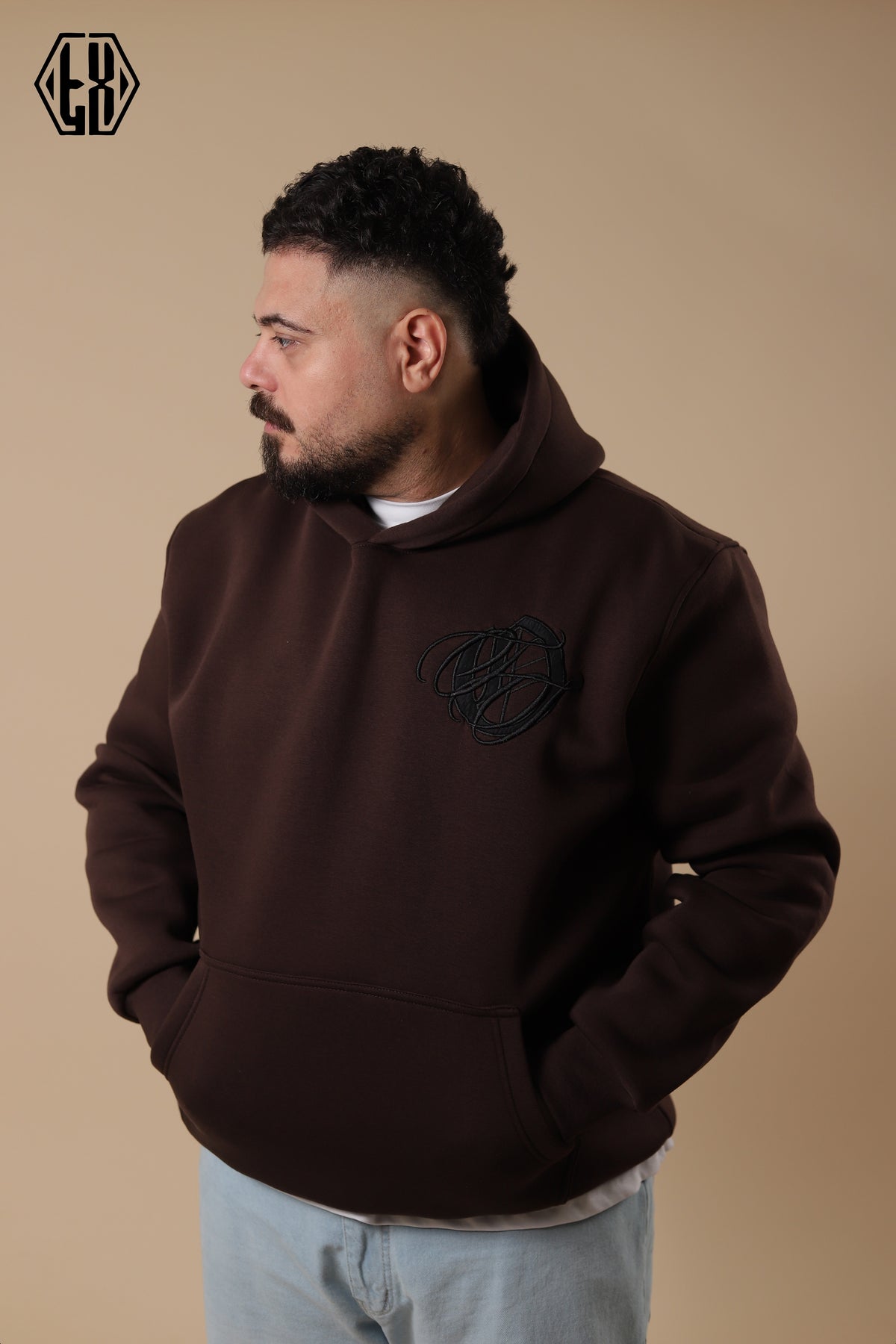 EMBROIDERED OTB. HOODIE
