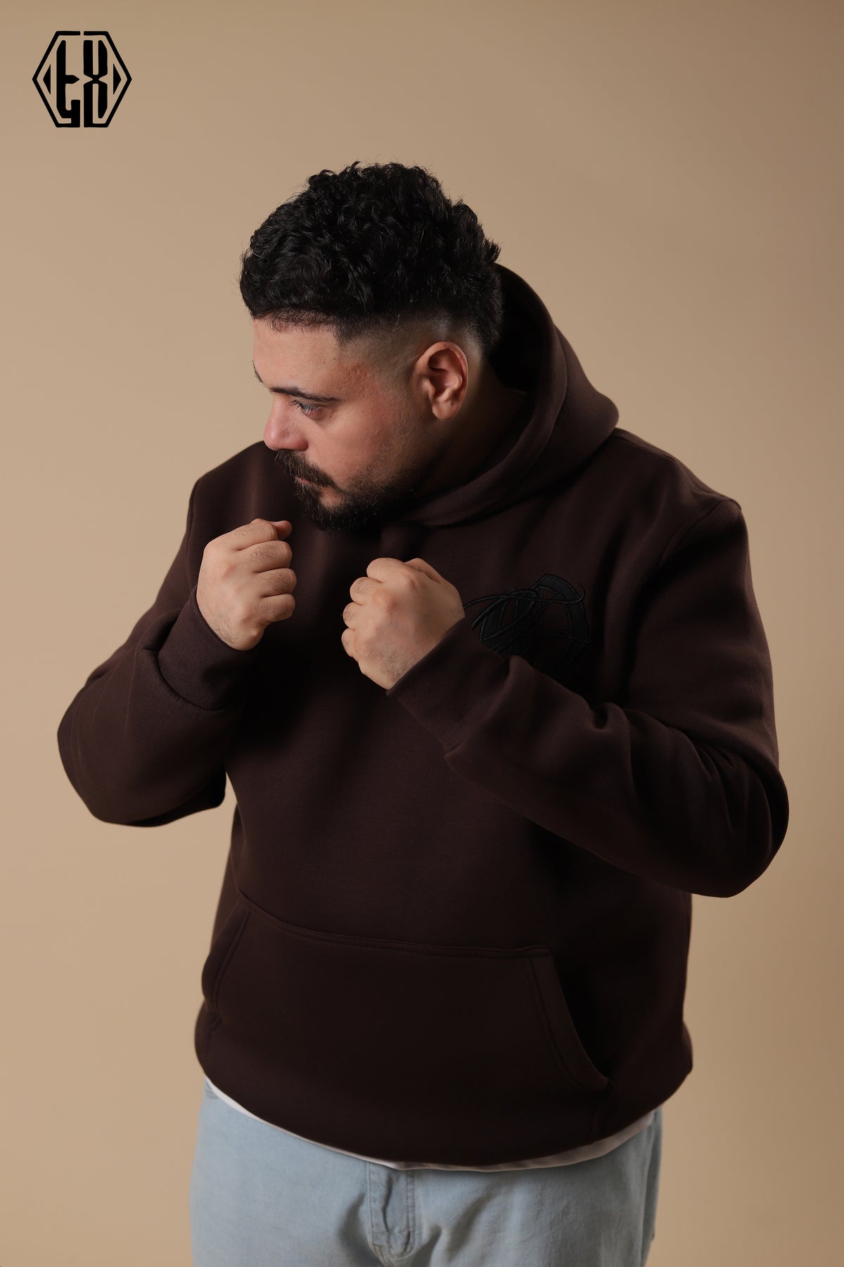 EMBROIDERED OTB. HOODIE