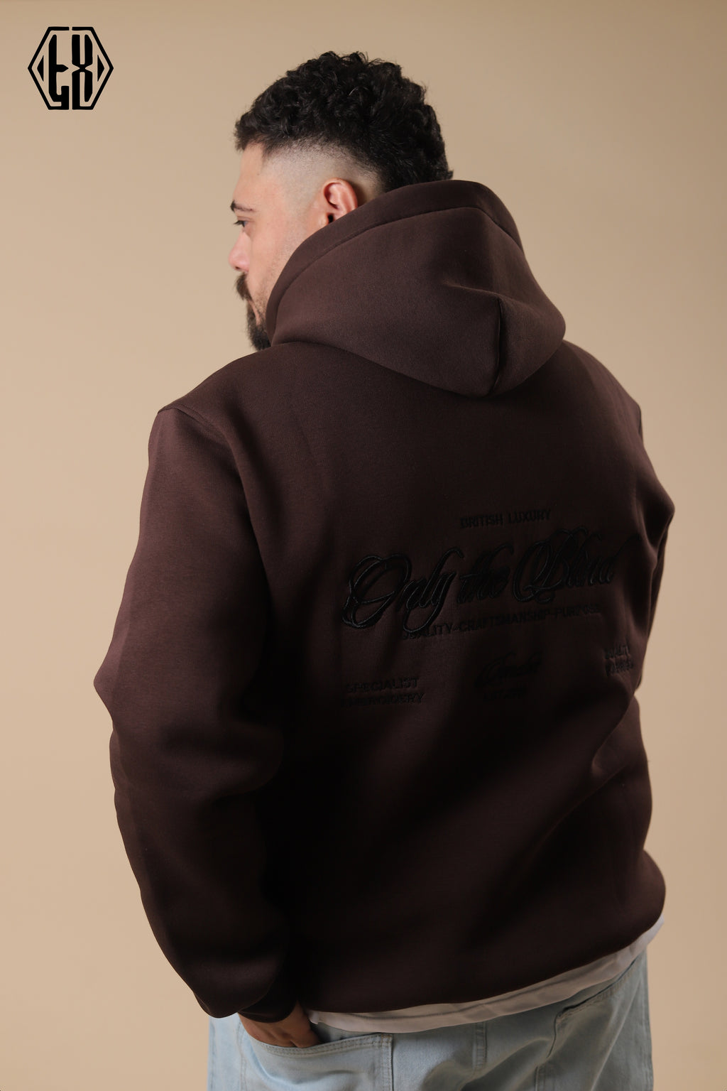 EMBROIDERED OTB. HOODIE