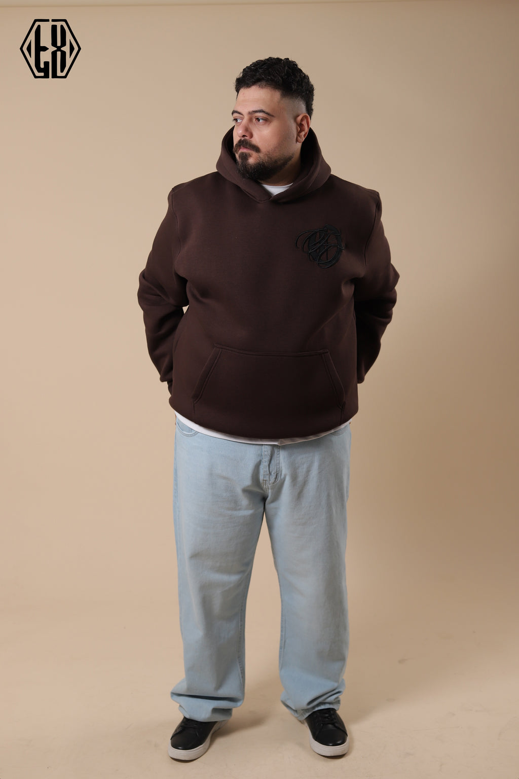 EMBROIDERED OTB. HOODIE