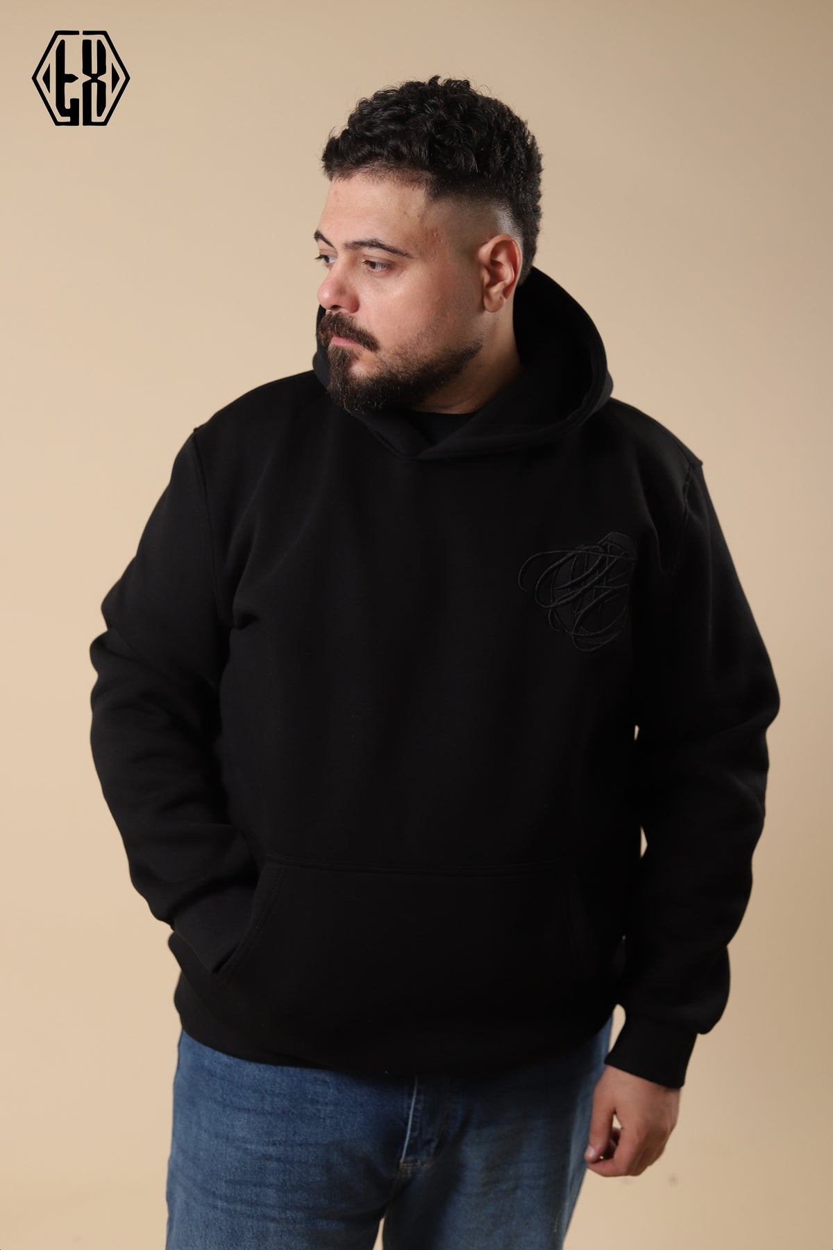 EMBROIDERED OTB. HOODIE