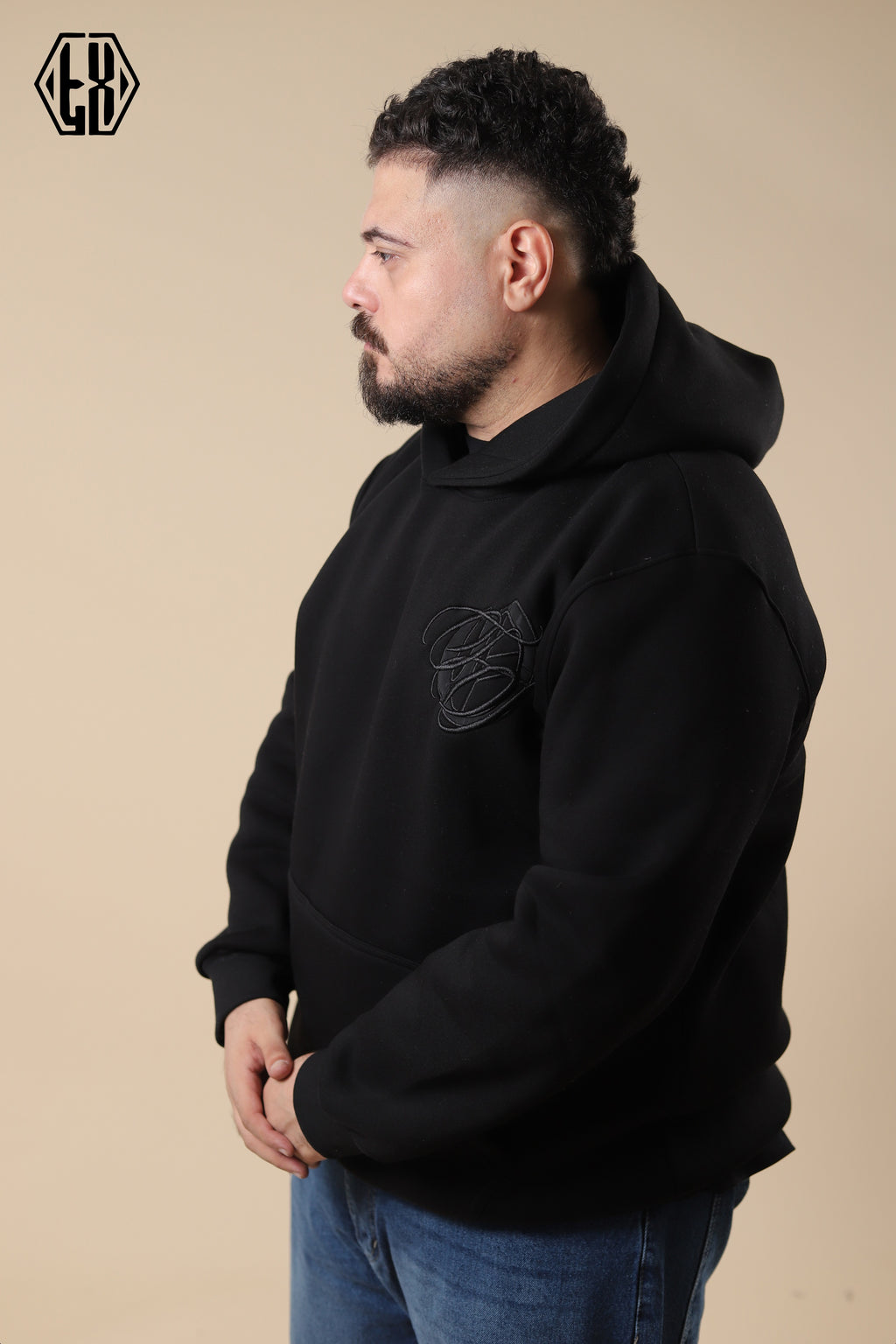 EMBROIDERED OTB. HOODIE
