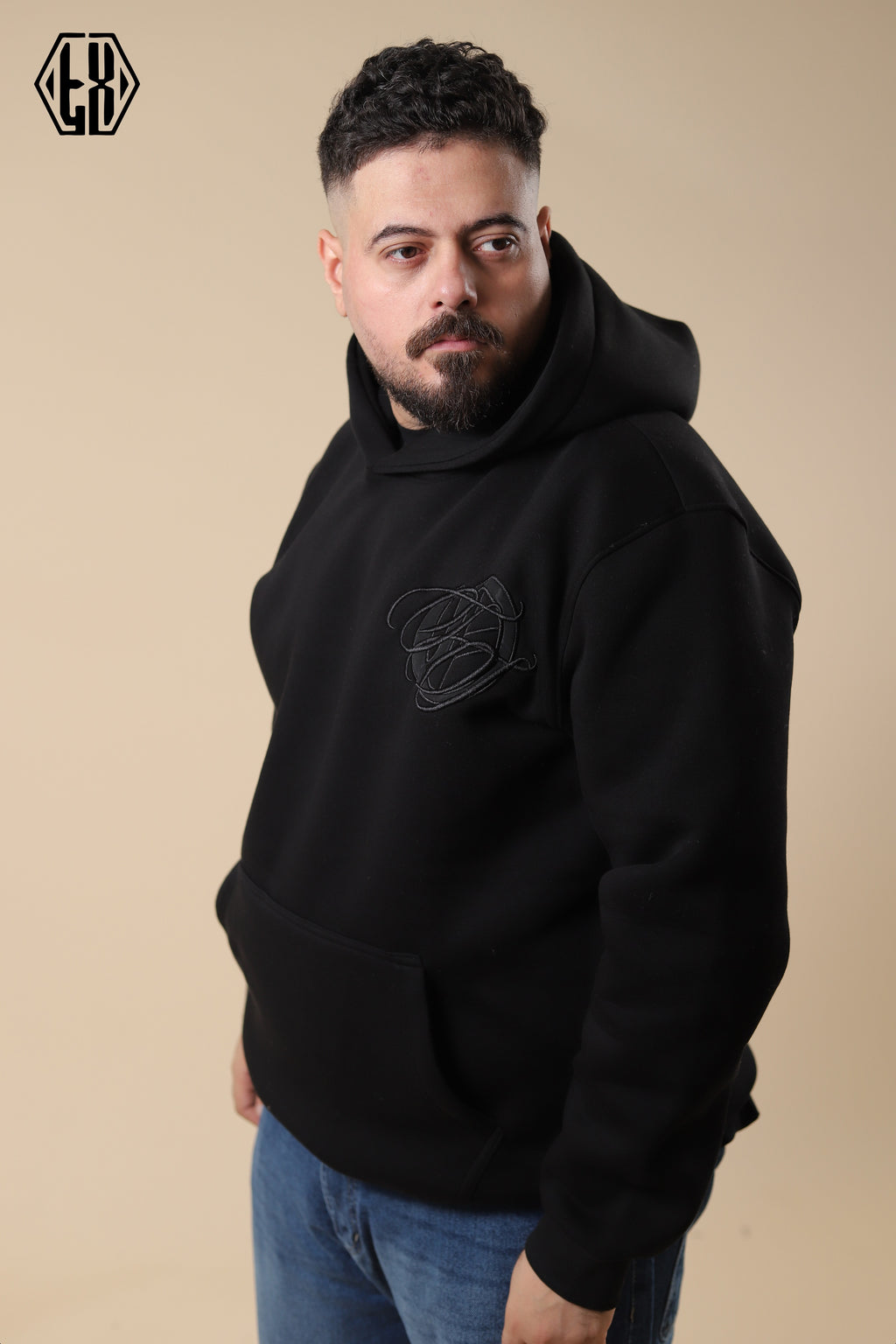 EMBROIDERED OTB. HOODIE