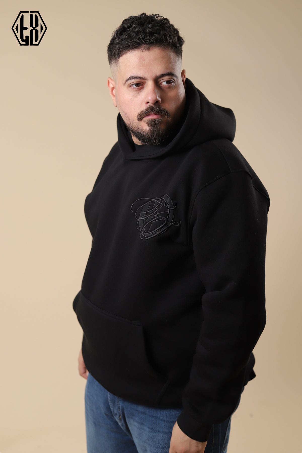 EMBROIDERED OTB. HOODIE