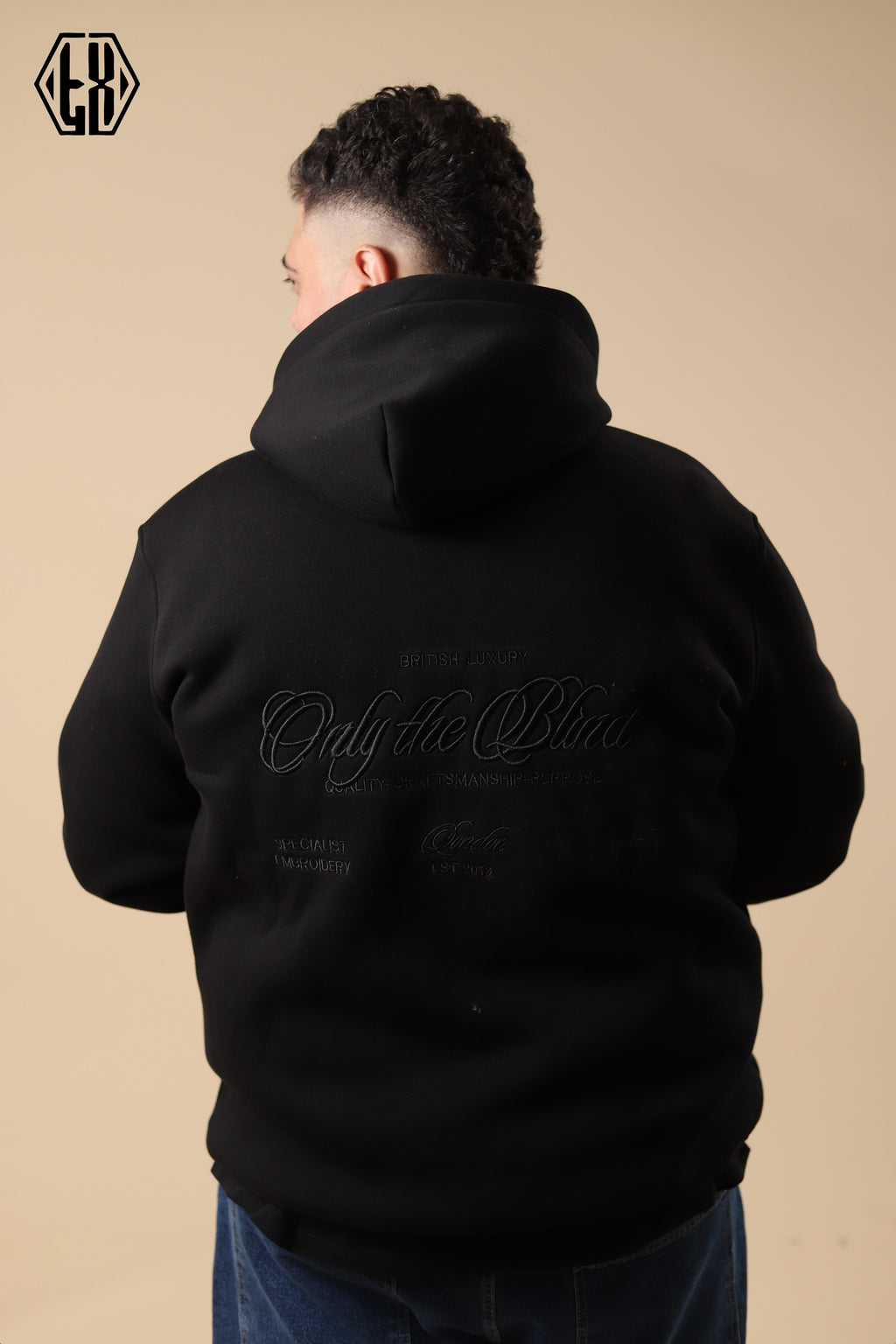 EMBROIDERED OTB. HOODIE