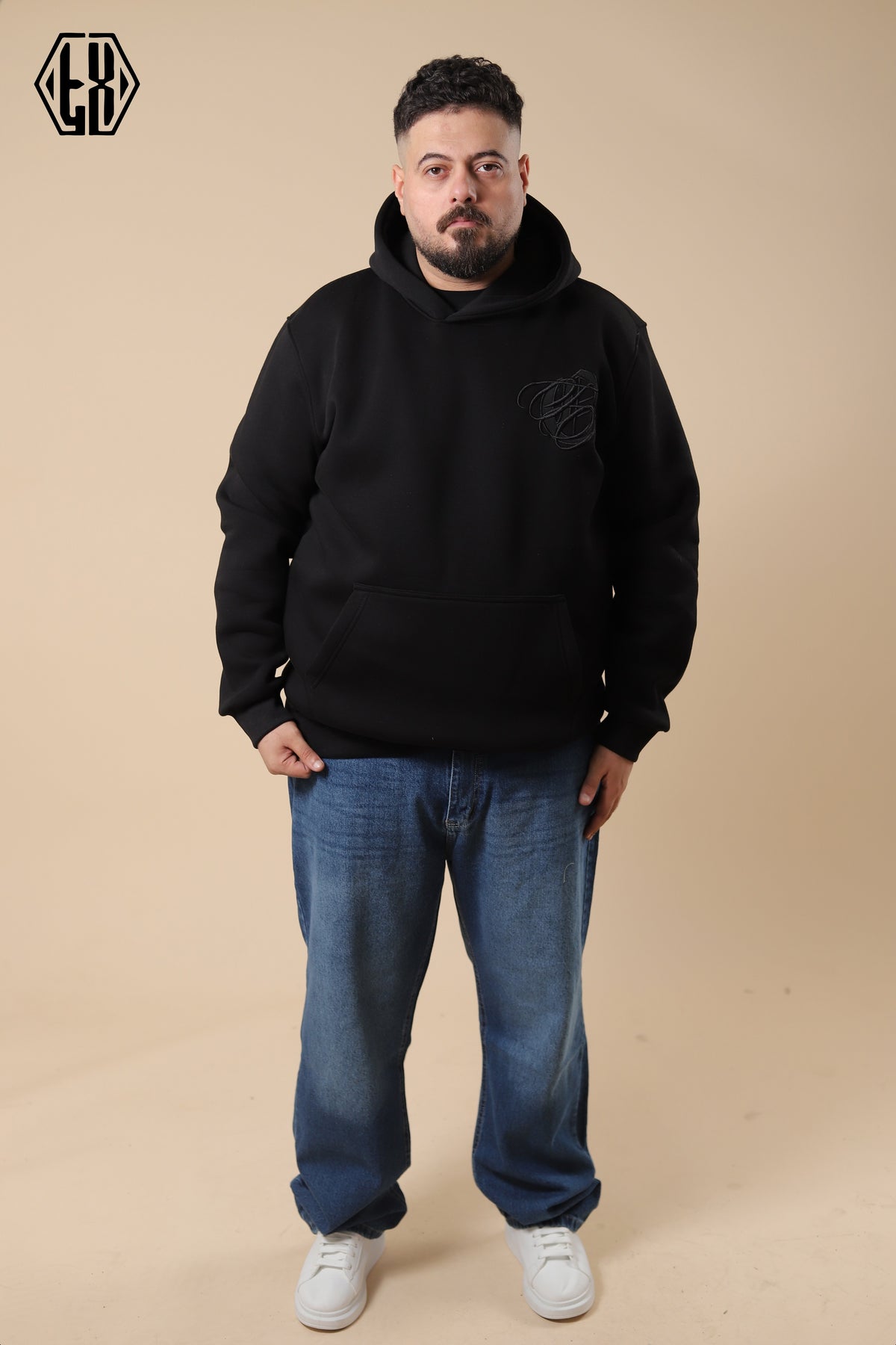 EMBROIDERED OTB. HOODIE