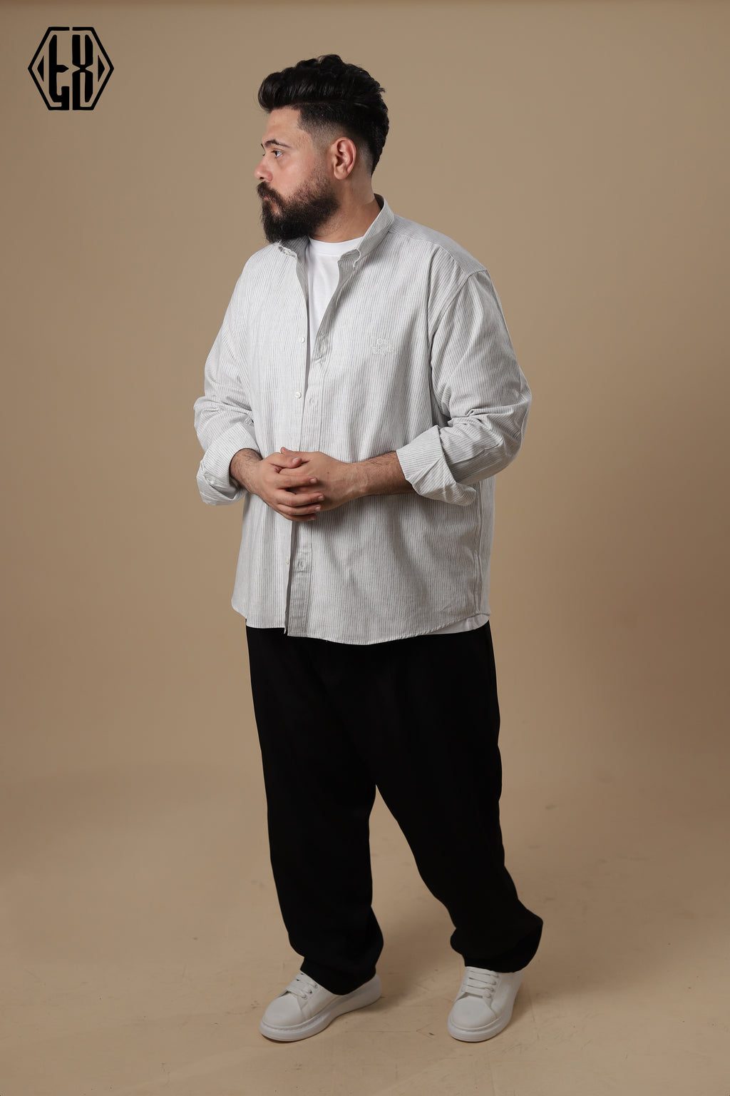 Sriped Only The Triple Linen Shirt