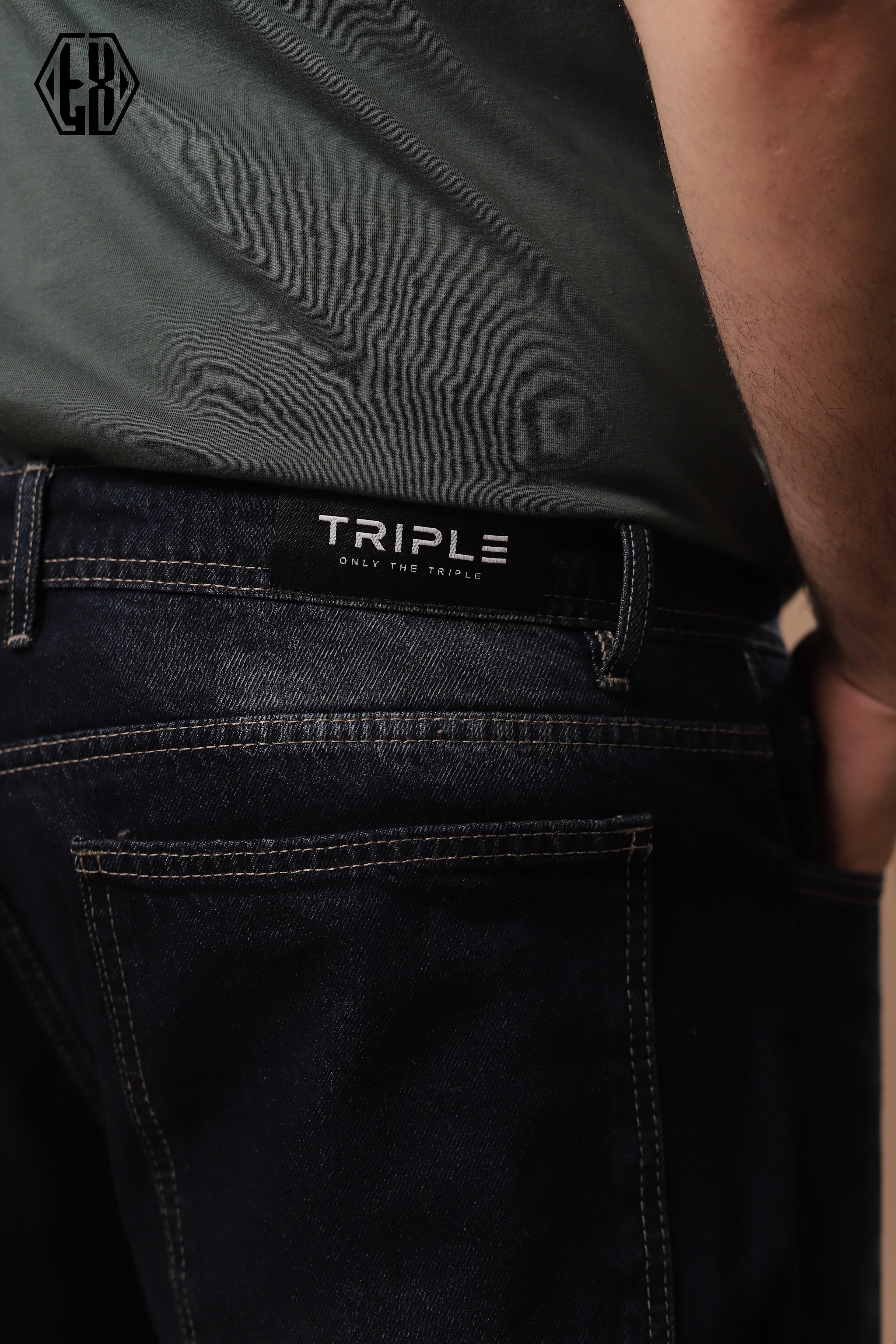 Dark Dirty Wide Leg Denim