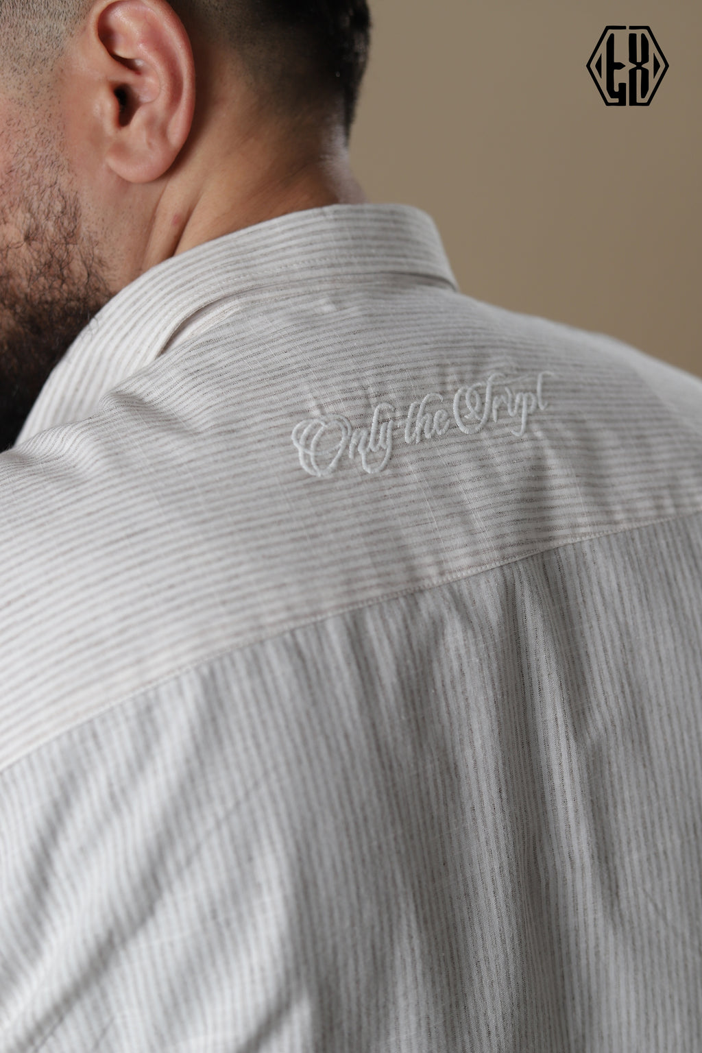 Sriped Only The Triple Linen Shirt