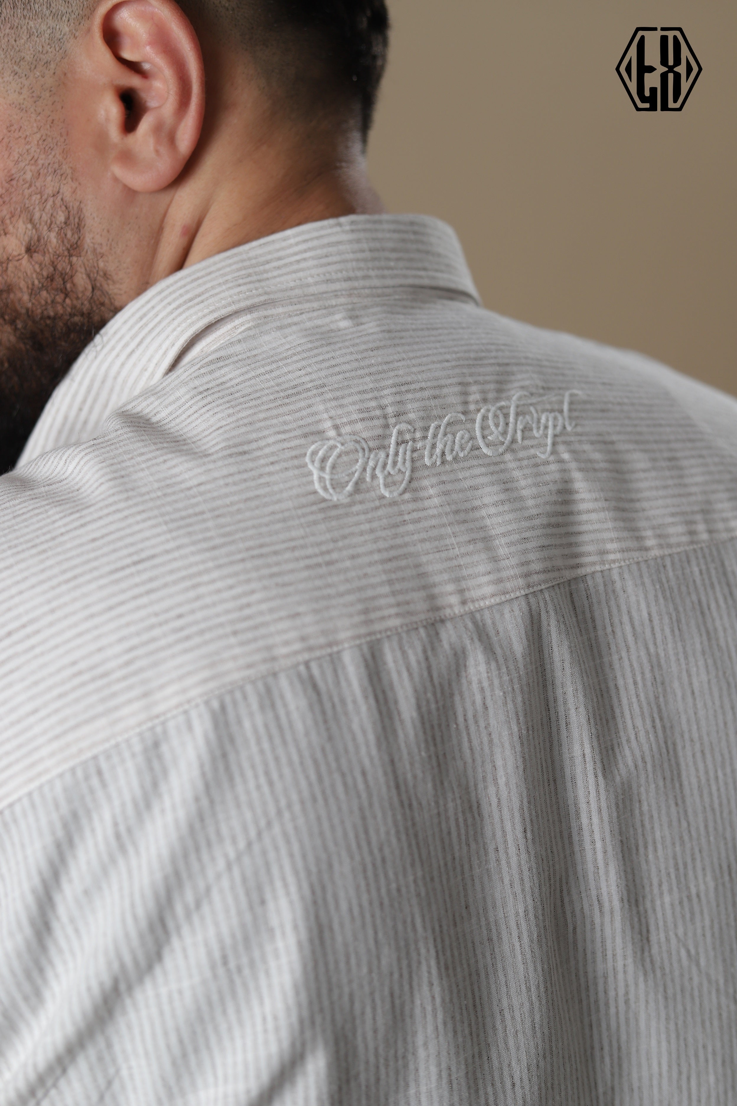 Sriped Only The Triple Linen Shirt