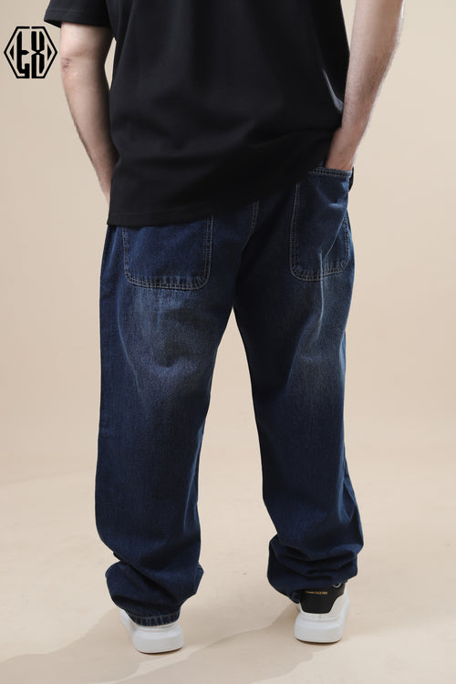 Blue Wide Leg Denim