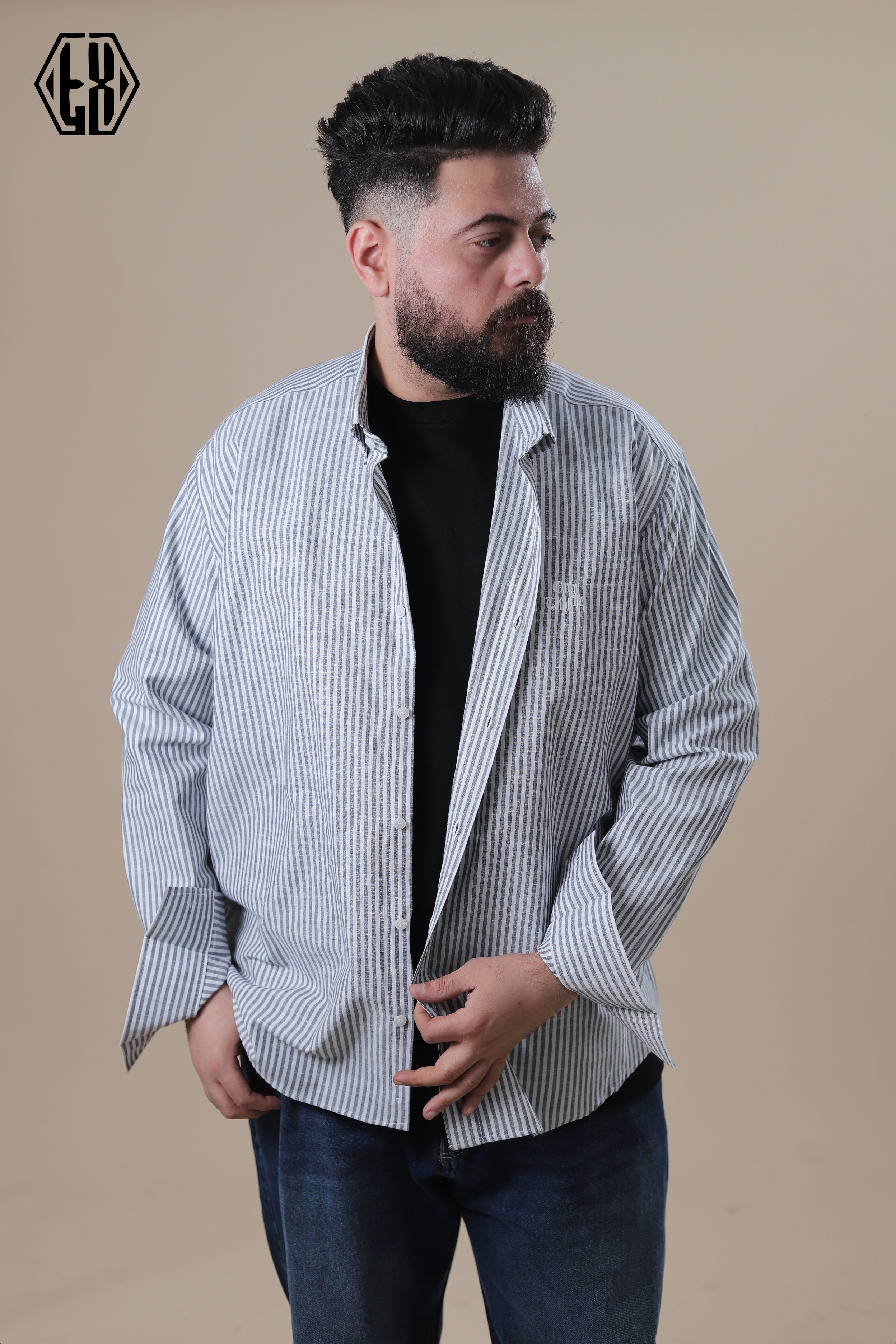 Striped Only The Triple Linen Shirt