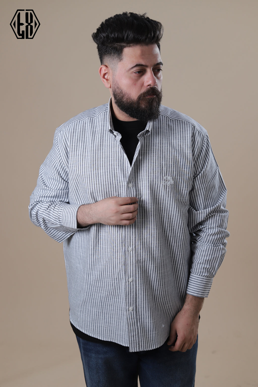Striped Only The Triple Linen Shirt