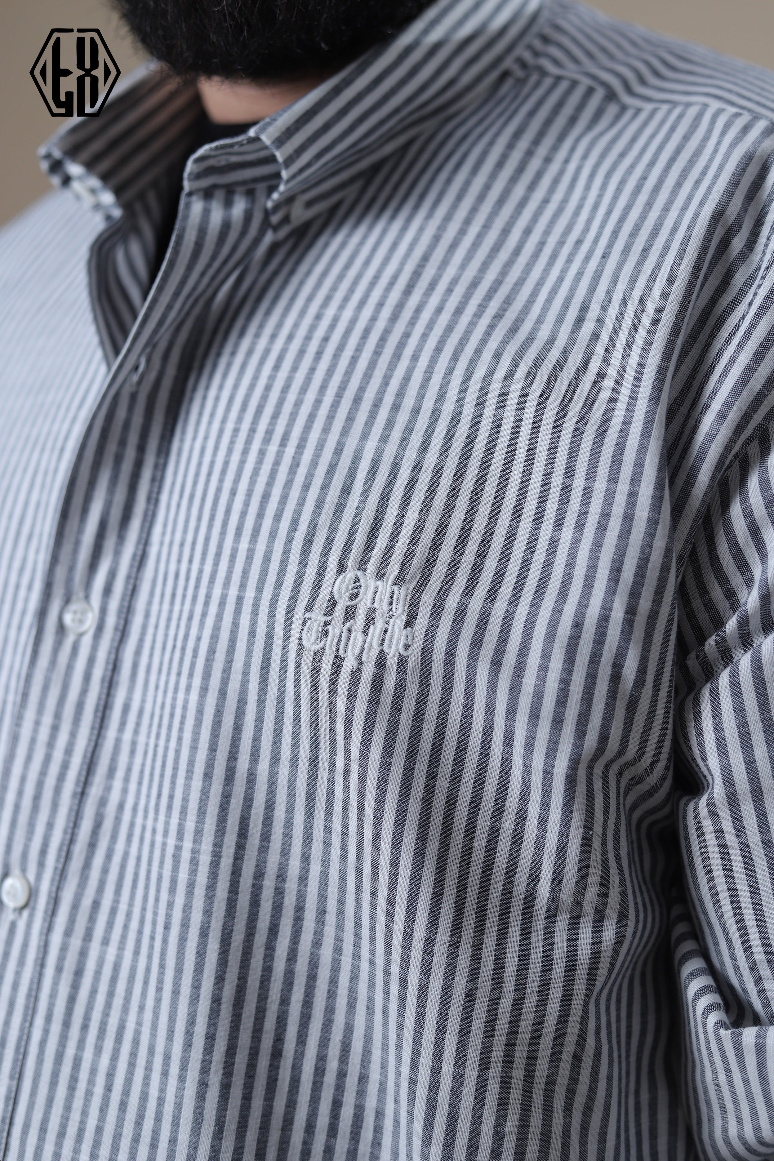 Striped Only The Triple Linen Shirt