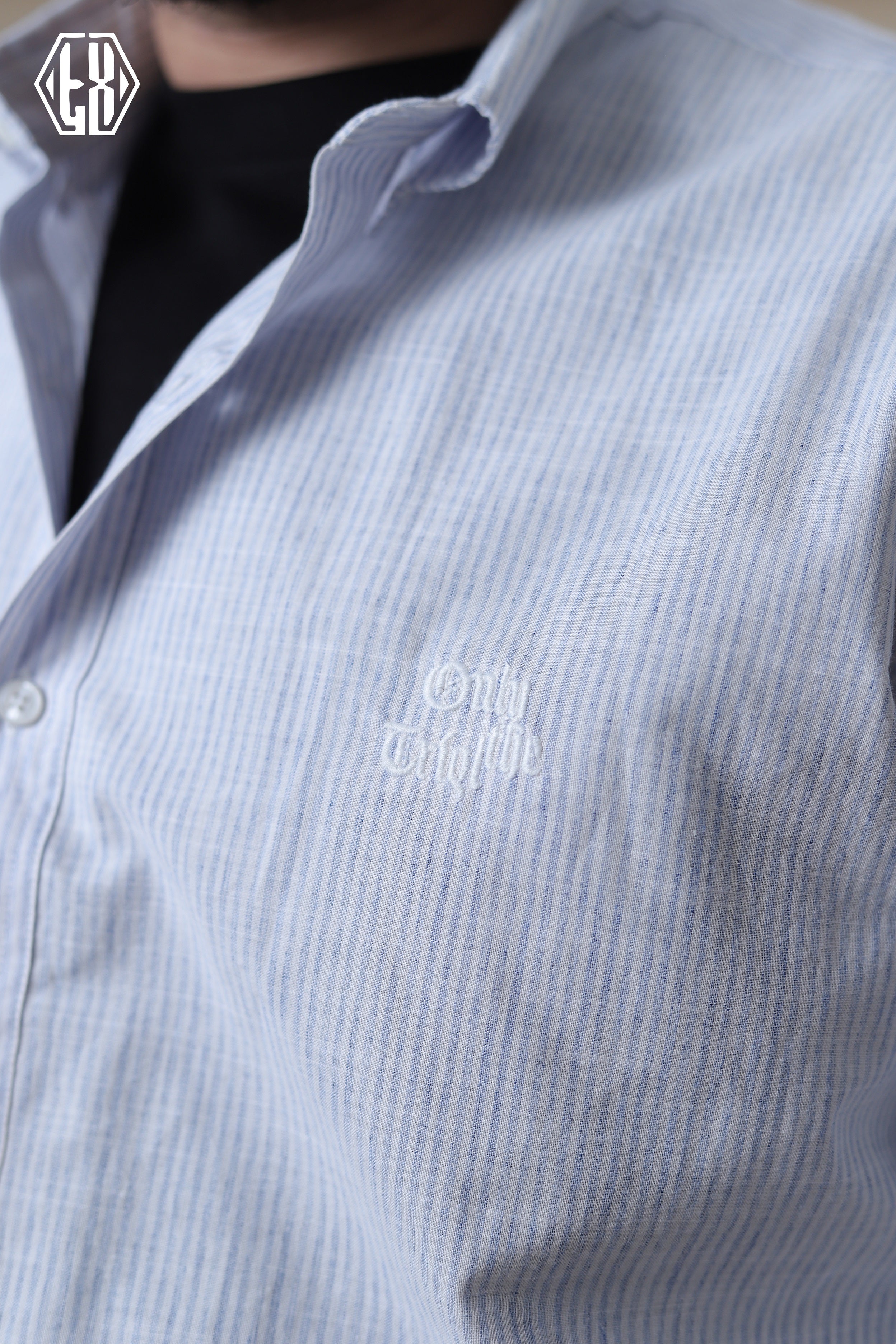 Sriped Only The Triple Linen Shirt