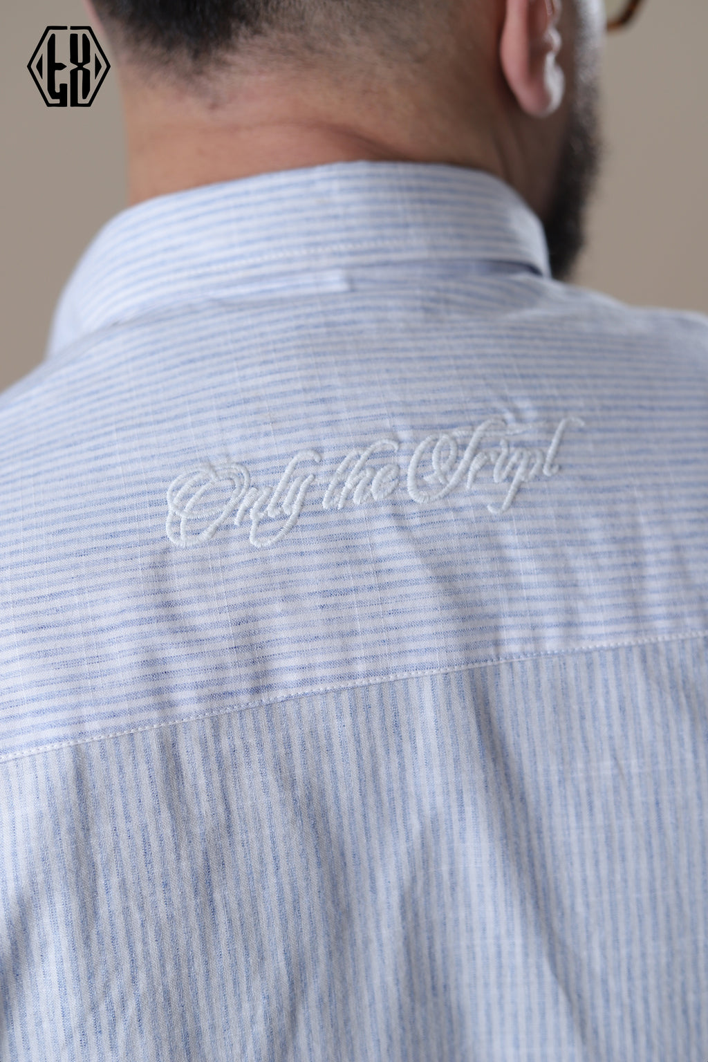 Sriped Only The Triple Linen Shirt